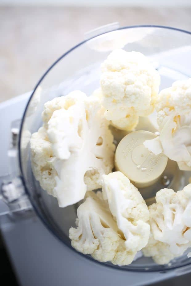 Cauliflower in a Food processor