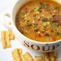 Vegetarian lentil soup