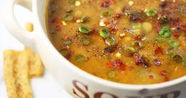 Vegetarian lentil soup