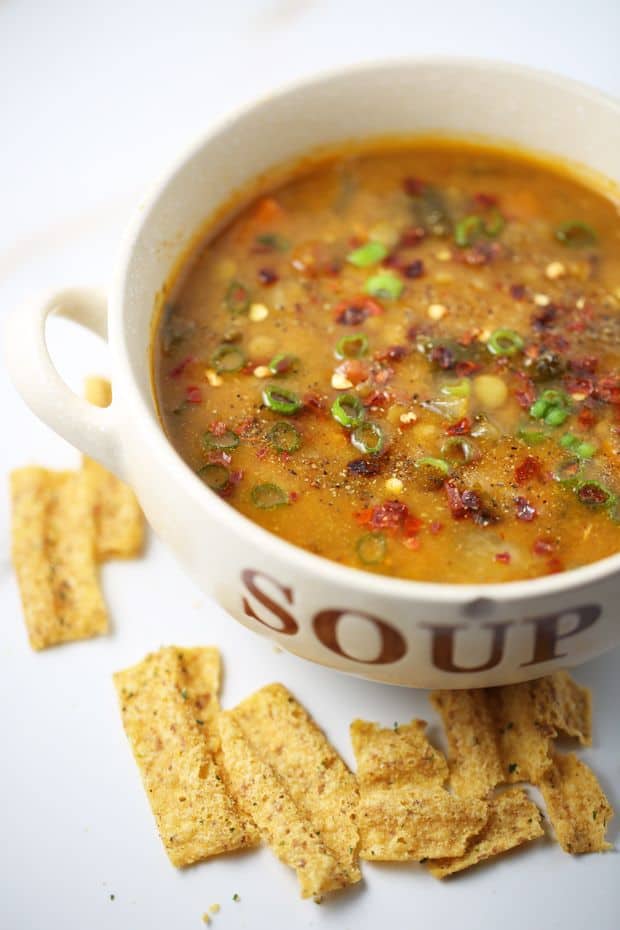 Vegetarian lentil soup