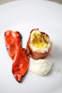 Bacon Wrapped Eggs - Food Flavorz