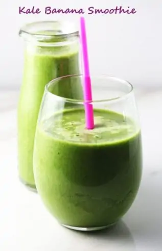 Kale banana smoothie