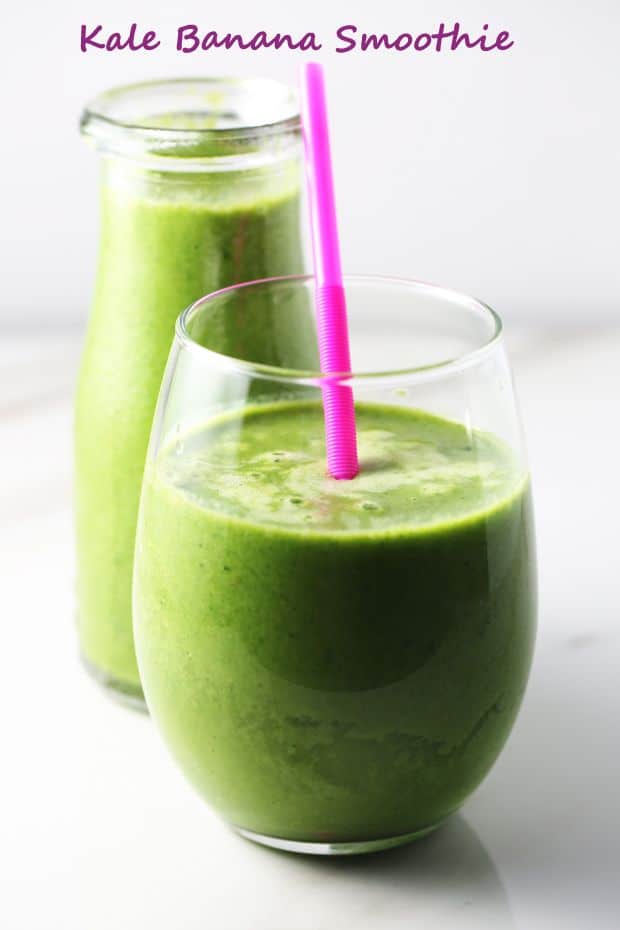 Kale banana smoothie