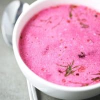 Simple beet soup