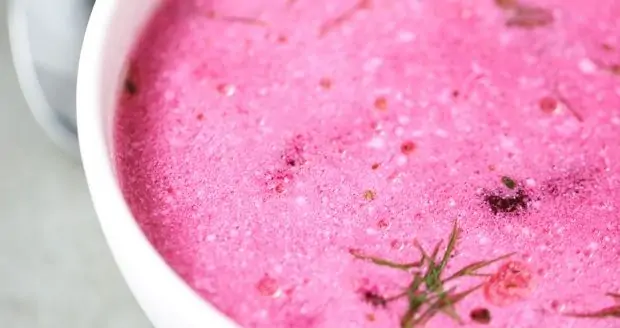 Simple beet soup