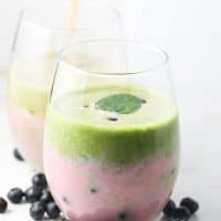 Blueberry spinach smoothie