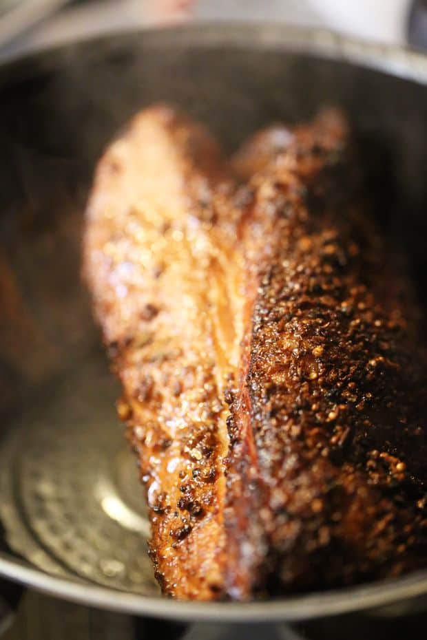 smoked corned beef brisket steam basket