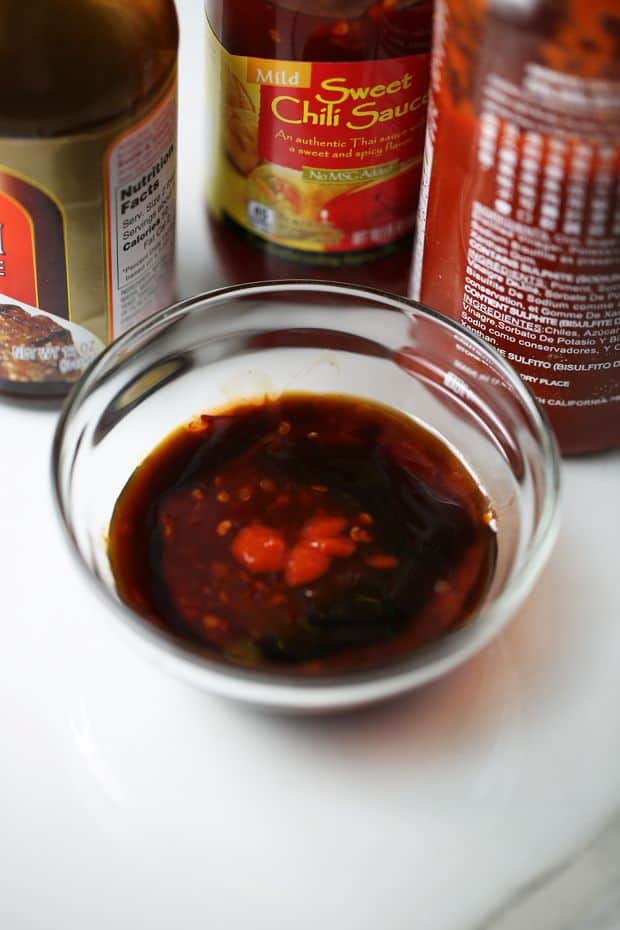 teriyaki sweet chili sriracha sauce