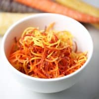 Healthy Multi-colored Carrot salad