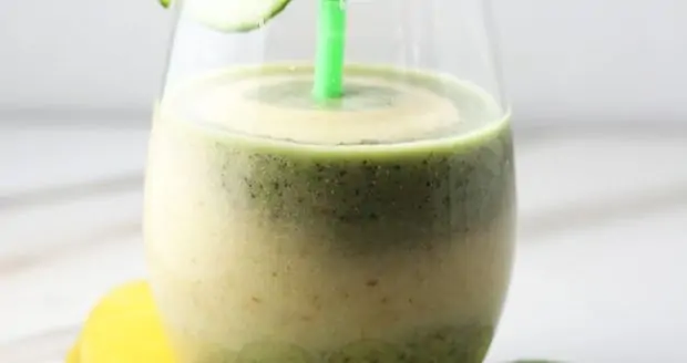 Cucumber mango smoothie