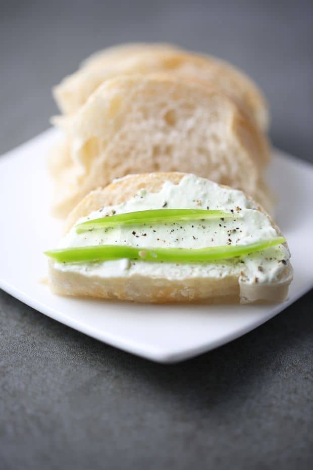 Easy Jalapeno Spread on bread