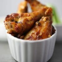 Spicy mango chicken wings