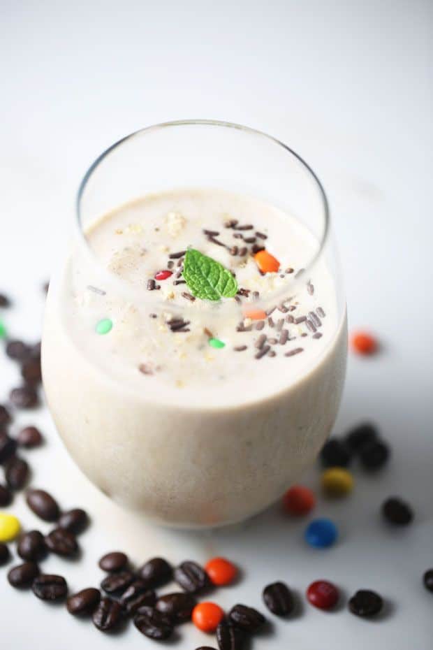 Coffee banana smoothie