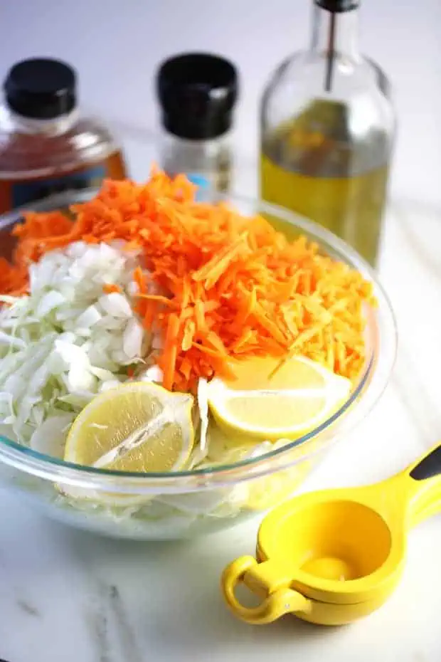 Green Cabbage Slaw No Mayo Ready to mix